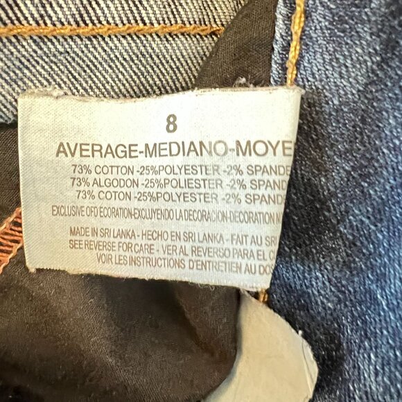 Nine West Womens Court Street Bootcut Jeans Sz 8 30X28 Medium Wash Cotton Blend - Picture 3 of 6